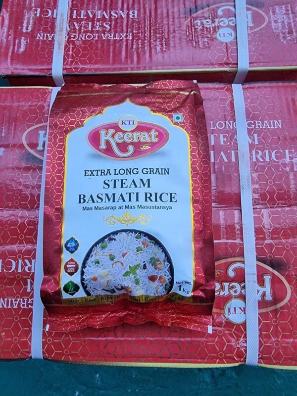 Keerat Extra Long Grain Steam Basmati Rice