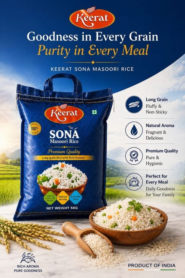 Keerat Sona Masoori Rice 5kg