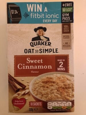 Quaker Oats So Simple (Sweet Cinnamon) Quaker Oats So Simple (Sweet Cinnamon)