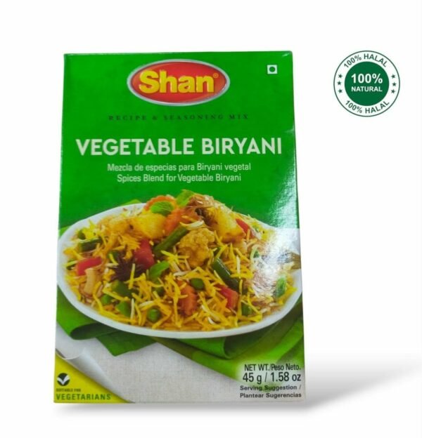 Shan Vegetable Biryani Mix 45g Shan Vegetable Biryani Mix 45g